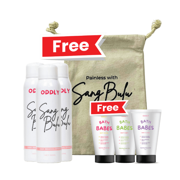SET TRIO BUNDLE (3 BOTOL) - FREE 3 BATH BABES