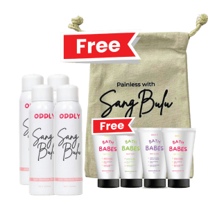 SET BULU TUMBUH HALUS (4 BOTOL) - FREE 4 BATH BABES