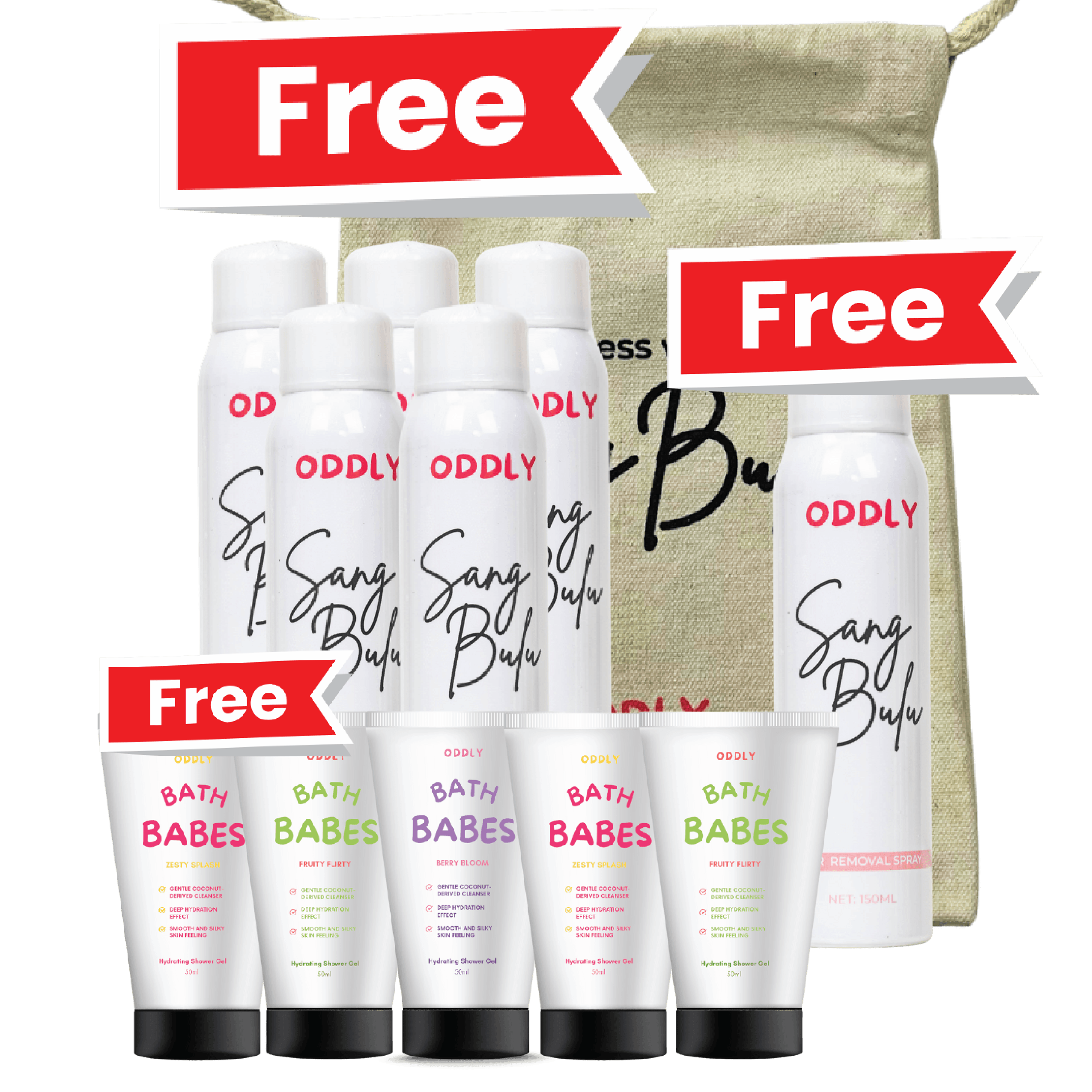 Sang Bulu — Set Bulu Lambat Tumbuh (Buy 5 Free 1)