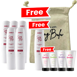SET BULU TUMBUH LAMBAT SANG BULU 6 BOTOL (FREE 4 BATH BABES)