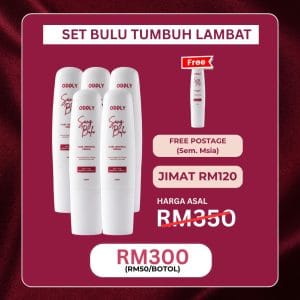 SET BULU TUMBUH LAMBAT SANG BULU (FREE 1 SANG BULU)