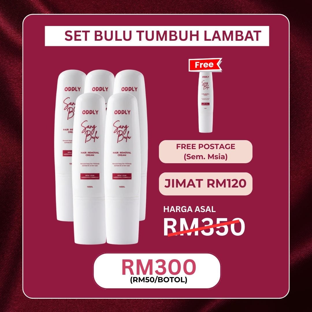 Sang Bulu — Set Bulu Tumbuh Lambat (Buy 5 Free 1)