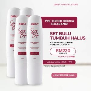 PRE-ORDER SET BULU TUMBUH HALUS